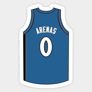 Gilbert Arenas Washington Jersey Qiangy Sticker